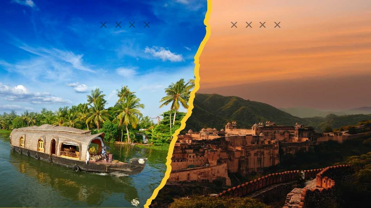 Rajasthan et Kerala